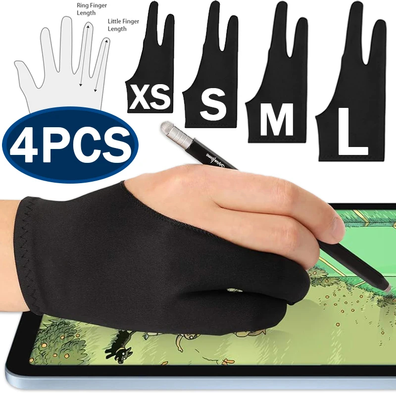 Digital Drawing Tablet - Drawing Glove Palm Rejection Two Finger