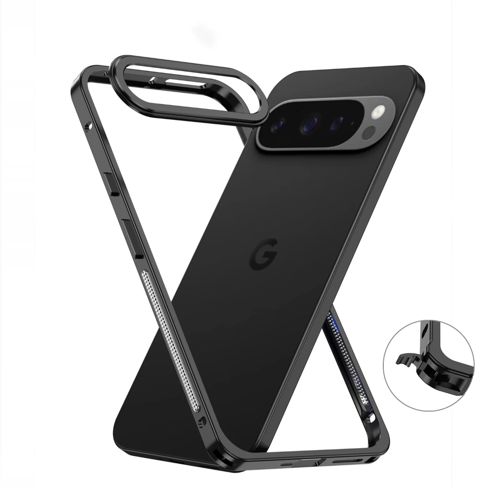 Google Pixel 9 Pro - Choice Heat Dissipation Metal Bumper Case