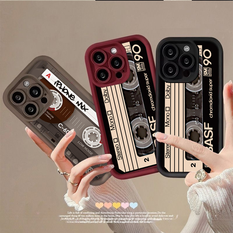 Vivo V40 - Retro Radio Tape Print Case For