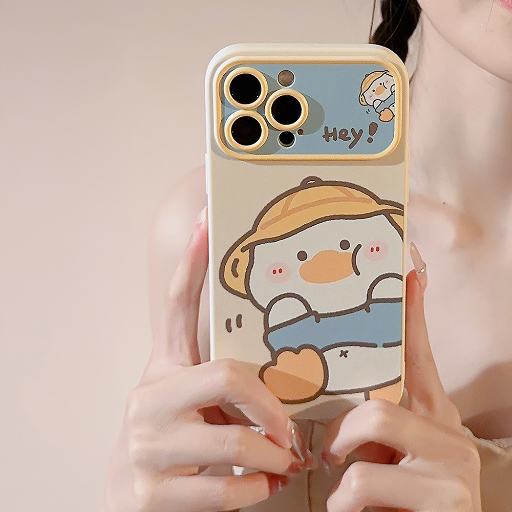 Apple Iphone 15 Pro Max - Korean Cartoon Yellow Duck Phone Case