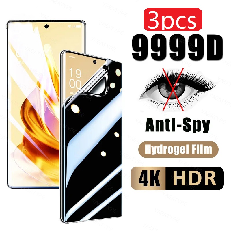 Oppo Find X8 - 3Pcs Privacy Hydrogel Film For OPPO
