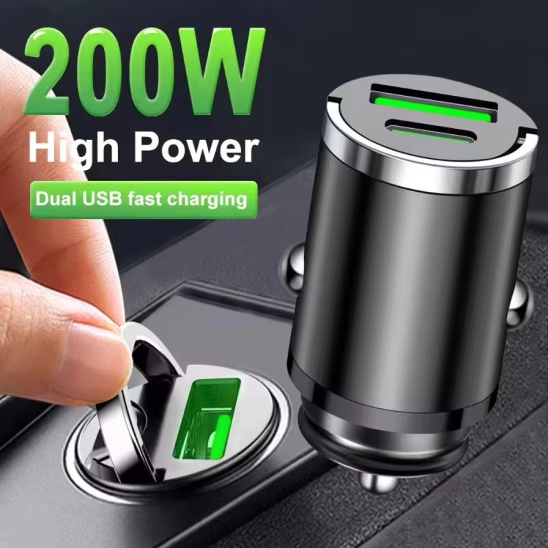 Mini Electronics Gadgets - 2026 200W mini car charger fast