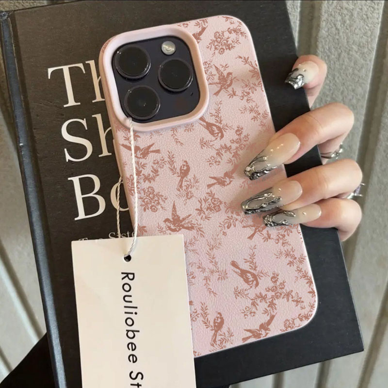 Pink Small Flowers Lichee Patt - Apple Iphone 15 Pro Max ulasan dan harga