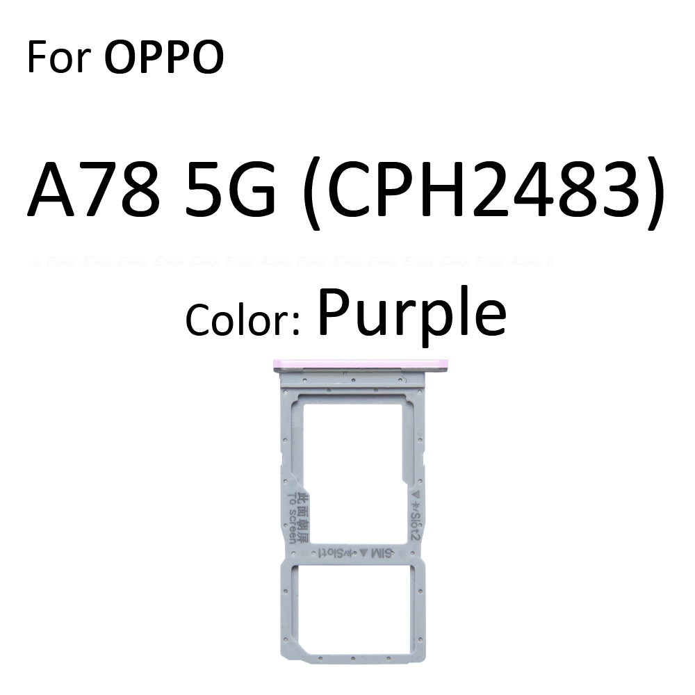 Sim Card Tray Reader Container - Oppo A78 ulasan dan harga
