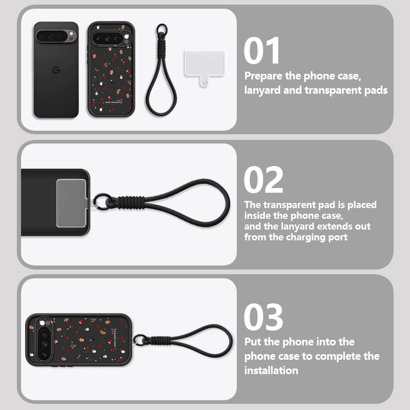Christmas Heart Pattern Phone  - Google Pixel 9 Pro ulasan dan harga