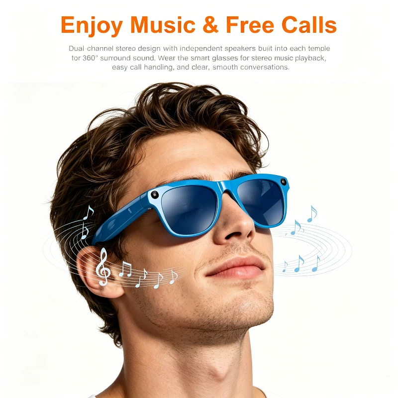 Lenovo 32G Memory 800W 4K Came - Smart Glasses Ar ulasan dan harga