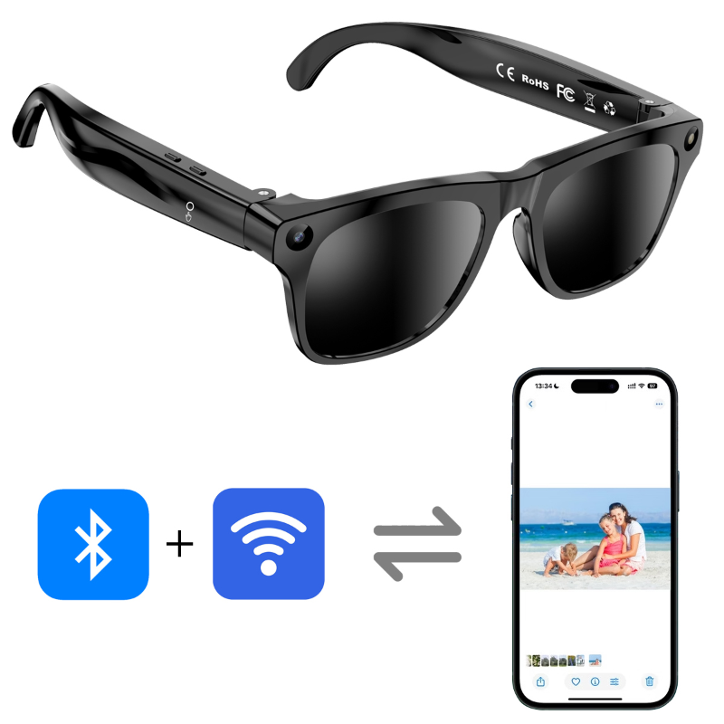 Lenovo 32G Memory 800W 4K Came - Smart Glasses Ar ulasan dan harga