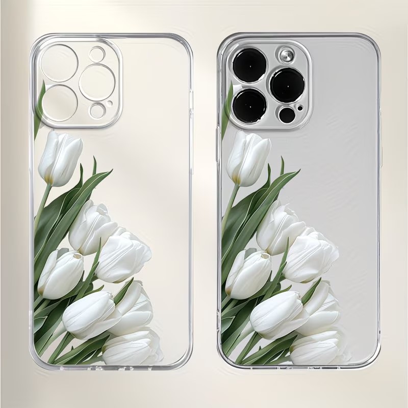 Tulip Printed Phone Case Case  - Apple Iphone 15 Pro Max ulasan dan harga