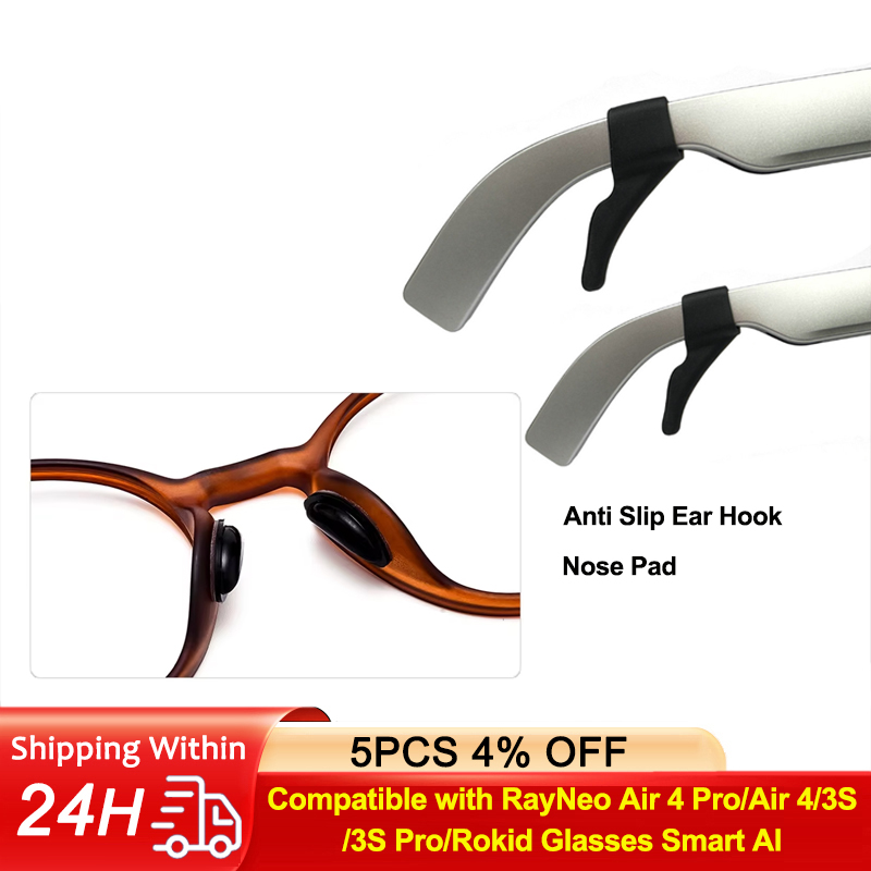 Silicone Anti Slip Ear Hook/No - Smart Glasses Ar ulasan dan harga