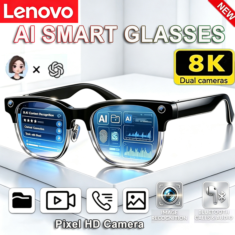 Lenovo 8K HD AI Smart Glasses  - Smart Glasses Ar ulasan dan harga