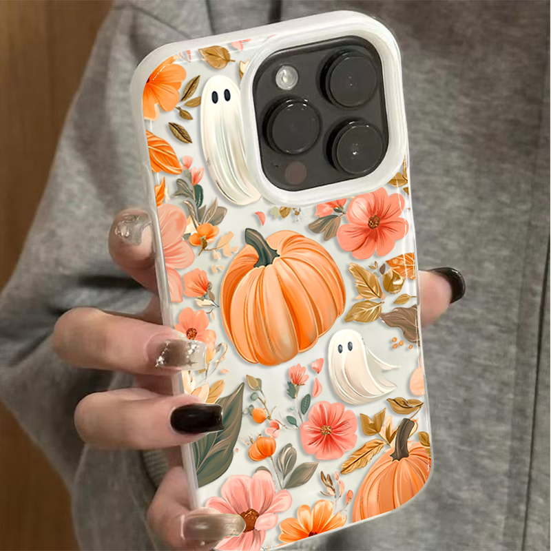 Autumn Fall Cute Ghost Pumpkin - Apple Iphone 15 Pro Max ulasan dan harga