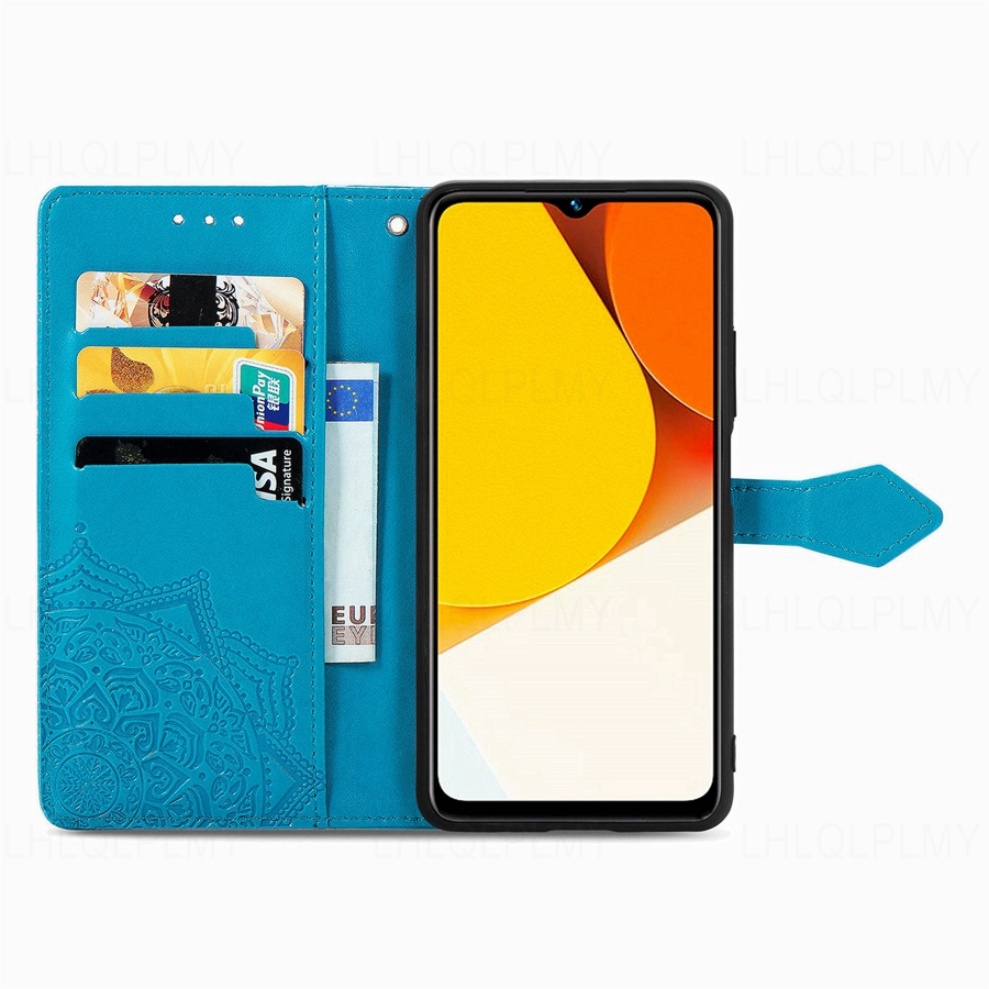 Floral Book Leather Wallet Cas - Vivo V40 ulasan dan harga