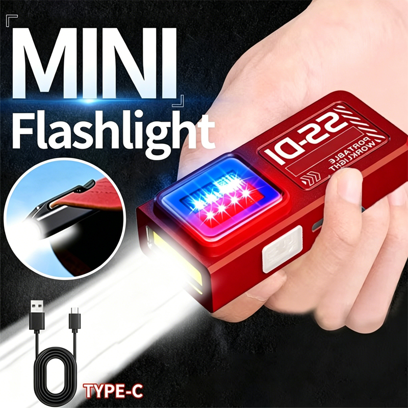 1/2PCS Mini COB LED Flashlight - Mini Electronics Gadgets ulasan dan harga