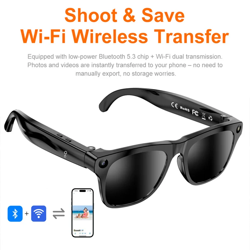 Lenovo AI Smart Shooting Glass - Smart Glasses Ar ulasan dan harga