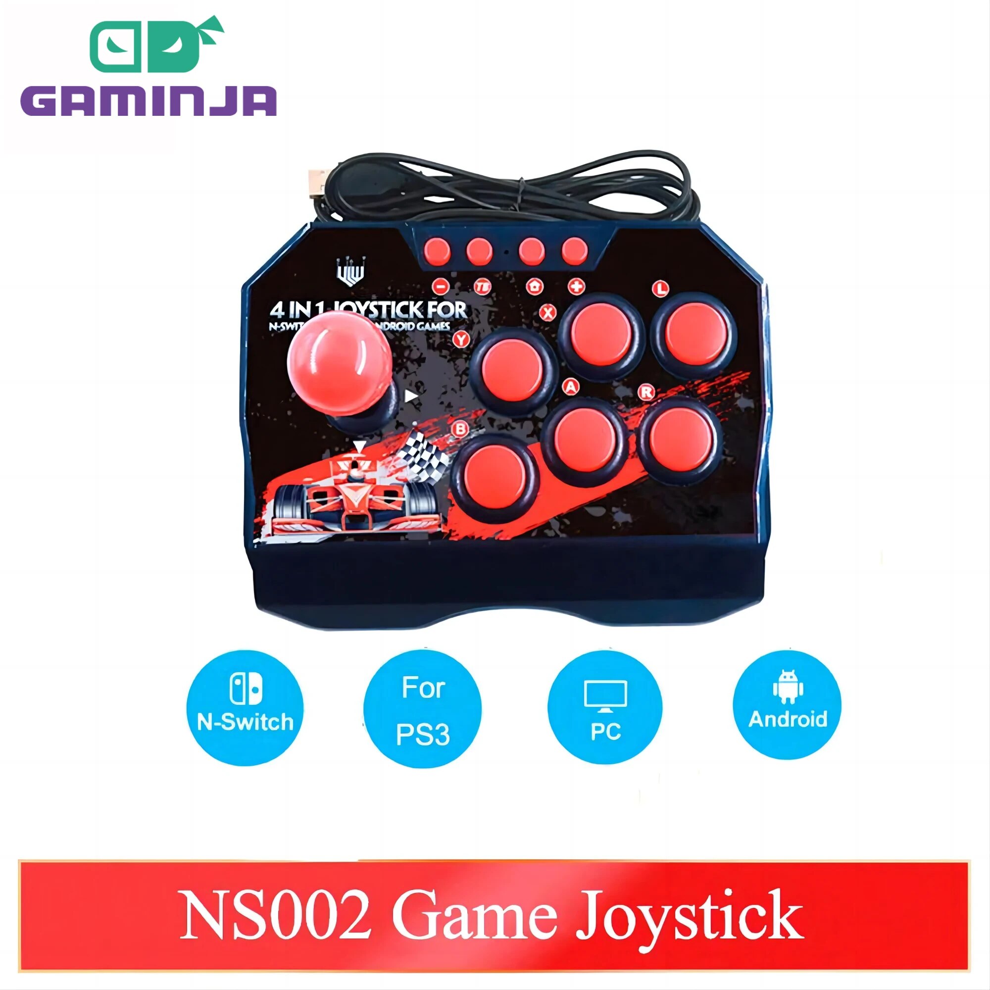 GAMINJA NS002 4 In 1 Retro Arc - Retro Game Controller Usb ulasan dan harga