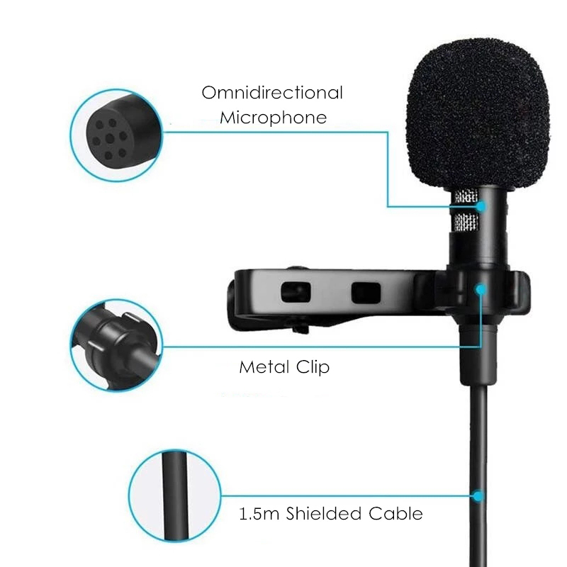 3.5mm Mini Portable Lavalier M - Mini Electronics Gadgets ulasan dan harga