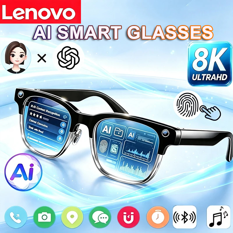 Lenovo 8K HD AI Smart Glasses  - Smart Glasses Ar ulasan dan harga