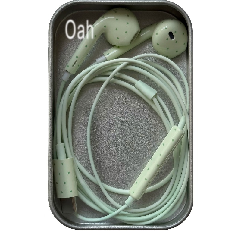 Oah Polka Dot Wired Earphones  - Electronic Gift ulasan dan harga