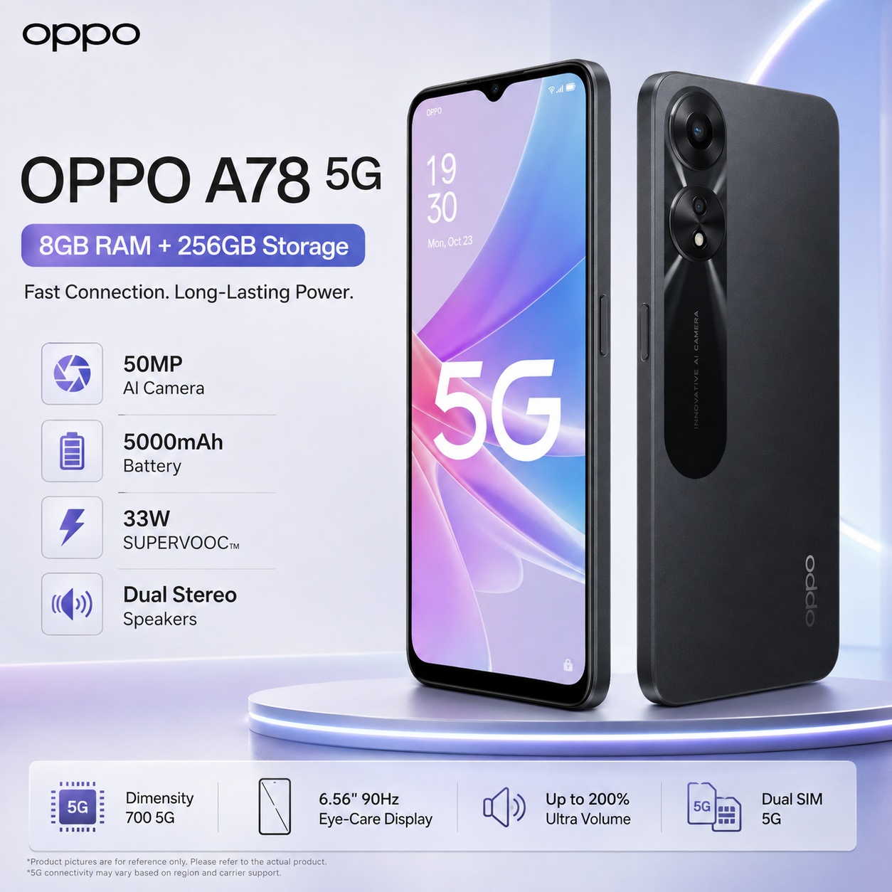 New OPPO A78 5G Smartphone 8GB - Oppo A78 ulasan dan harga