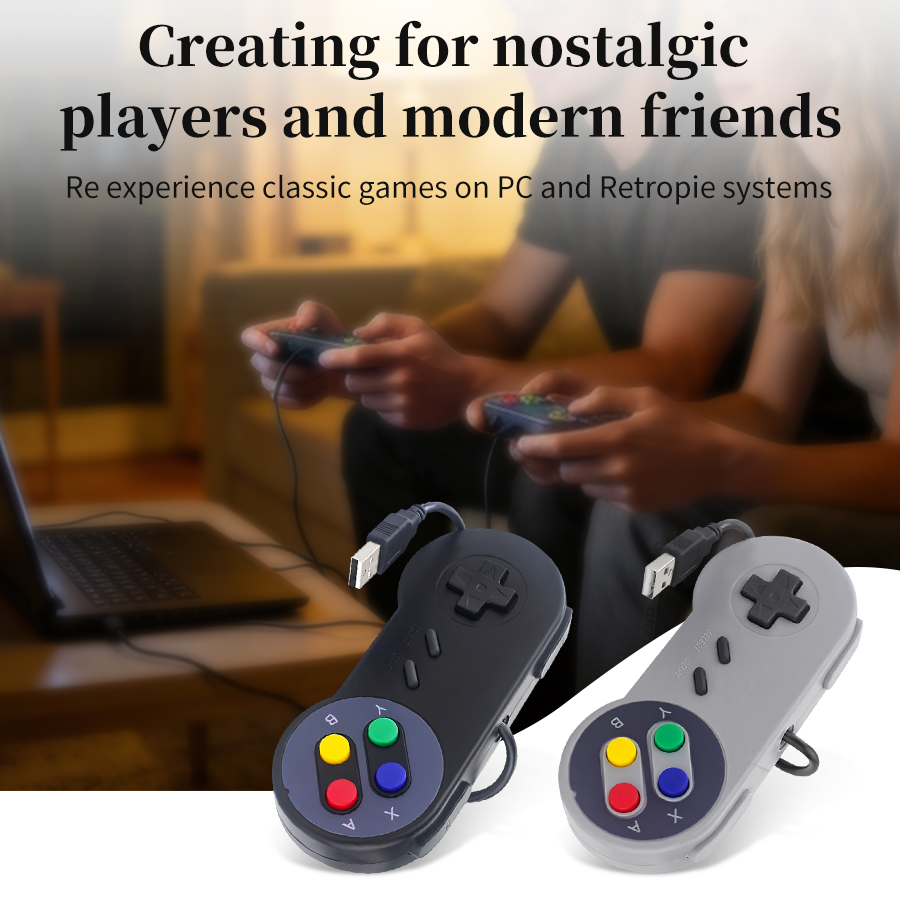 USB Gamepad Gaming Joystick Re - Retro Game Controller Usb ulasan dan harga
