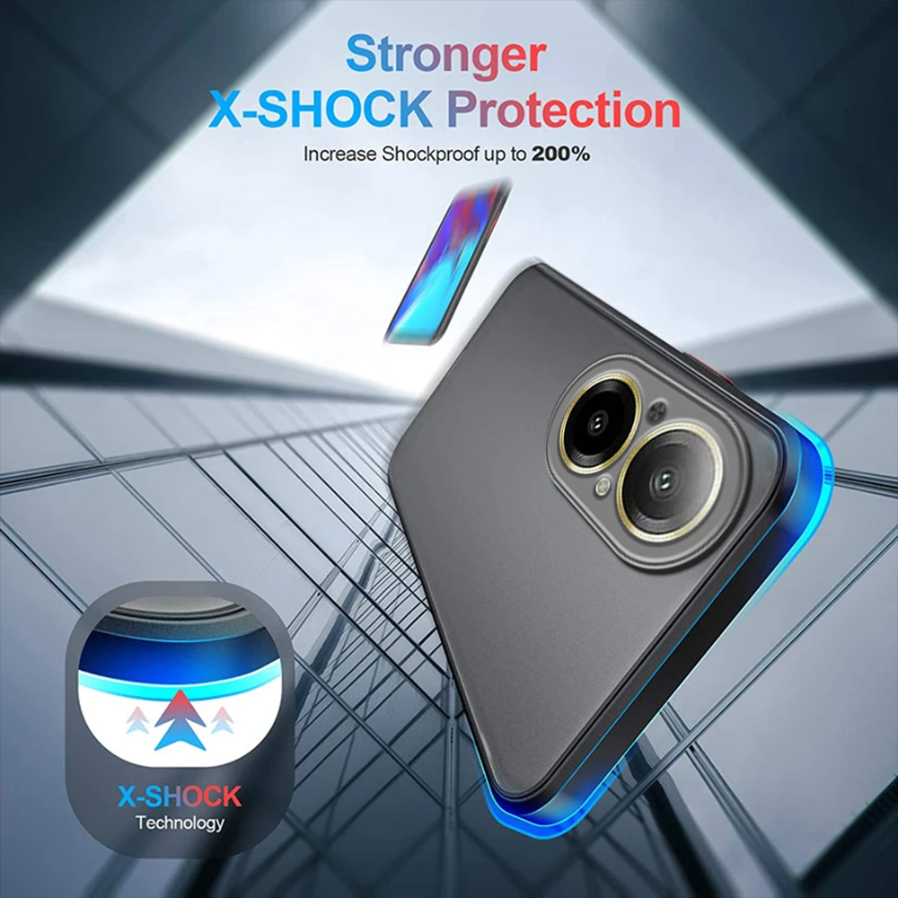 Shockproof Armor Matte Case Fo - Realme C67 ulasan dan harga