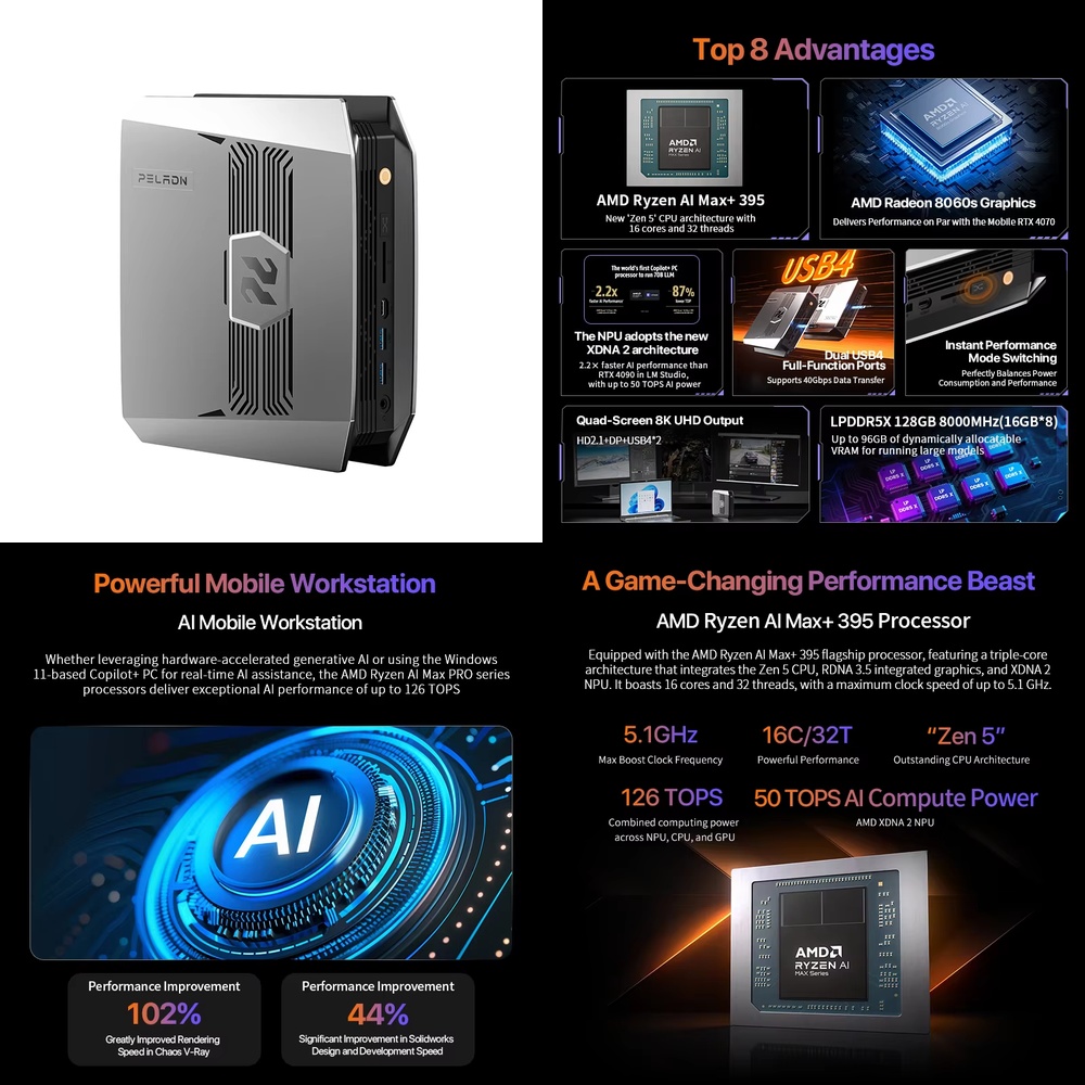 OpenClaw Ryzen AI Max+ 395 Min - Mini Pc Windows ulasan dan harga