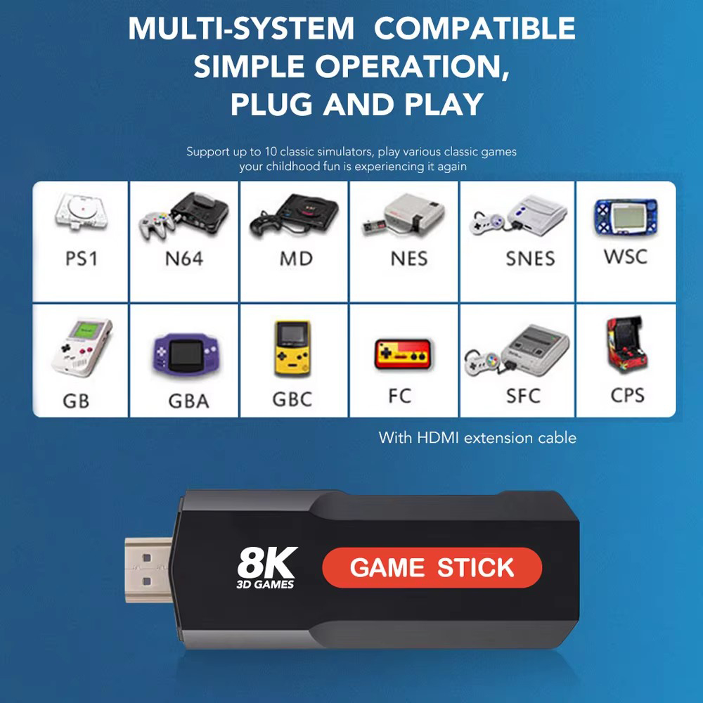 X2 Game Stick HD 4K 8K 3D Cons - Retro Game Controller Usb ulasan dan harga