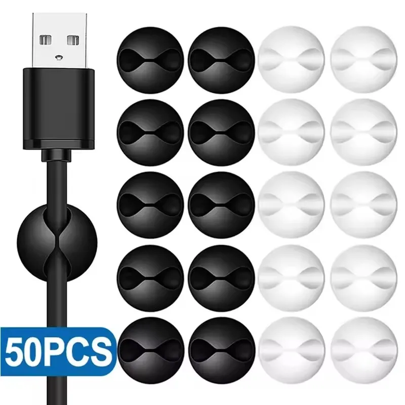 5/50Pcs Mini Cable Organizer S - Mini Electronics Gadgets ulasan dan harga