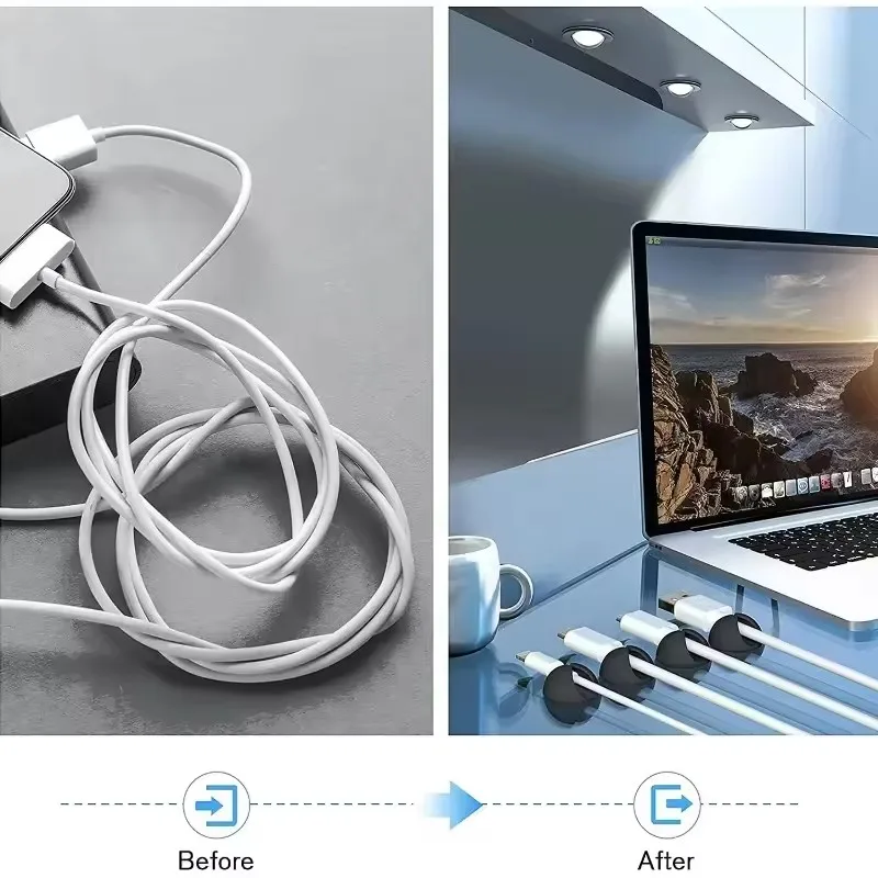 5/50Pcs Mini Cable Organizer S - Mini Electronics Gadgets ulasan dan harga