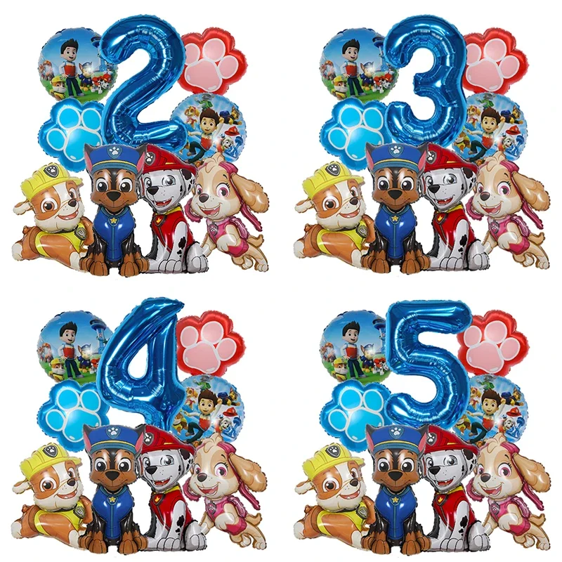 9pcs Cartoon Paw Patrol Foil B - Electronic Gift ulasan dan harga