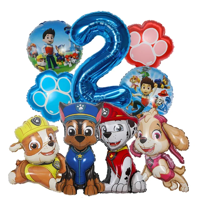 9pcs Cartoon Paw Patrol Foil B - Electronic Gift ulasan dan harga
