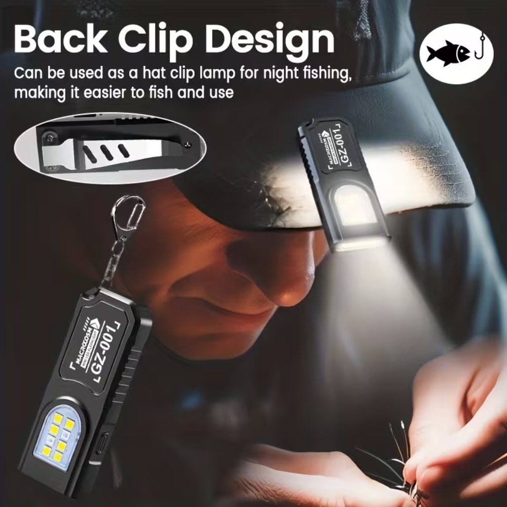 Mini COB LED Keychain Flashlig - Mini Electronics Gadgets ulasan dan harga